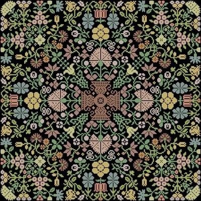 Mosaics Cross Stitch Pattern (PDF + XSD) - Cross Stitch Pattern - LOSKUTOK