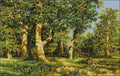 Oak Grove Landscape Cross Stitch Pattern (PDF + XSD) - Cross Stitch Pattern - LOSKUTOK