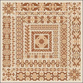 Ornament Cross Stitch Pattern (PDF + XSD) - Cross Stitch Pattern - LOSKUTOK