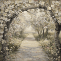 Pastel Masterpieces. An Apple Orchard in Bloom Cross Stitch Pattern (PDF + XSD) - Cross Stitch Pattern - LOSKUTOK