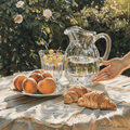 Pastel Masterpieces. Breakfast in Nature Cross Stitch Pattern (PDF + XSD) - Cross Stitch Pattern - LOSKUTOK