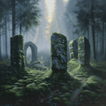 Path to the Secret Circle — Druidic Cross Stitch Pattern (PDF + XSD) - Cross Stitch Pattern - LOSKUTOK