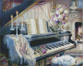 Piano Cross Stitch Pattern (PDF + XSD) - Cross Stitch Pattern - LOSKUTOK