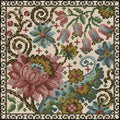 Vintage ornament Cross Stitch Pattern (PDF + XSD) - Cross Stitch Pattern - LOSKUTOK