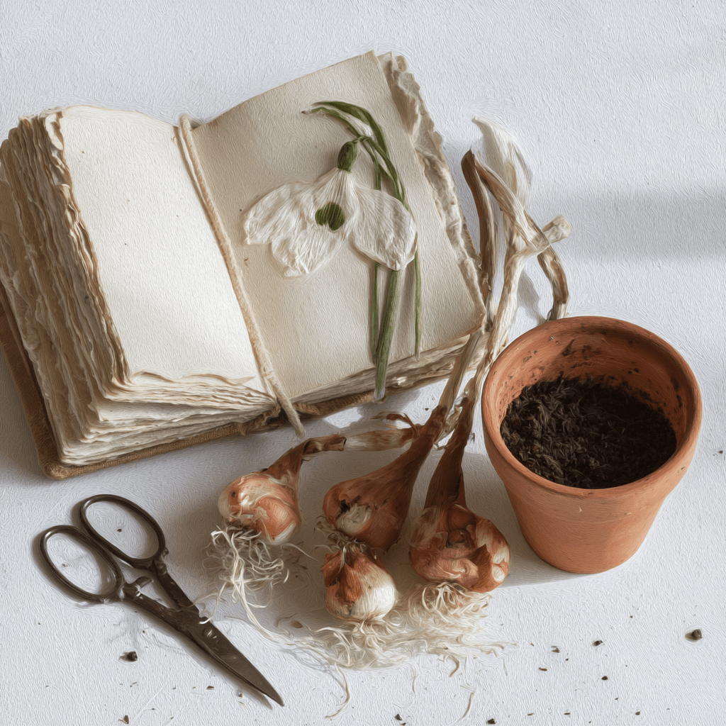 Warm memories. Garden notebook Cross Stitch Pattern (PDF + XSD) - Cross Stitch Pattern - LOSKUTOK