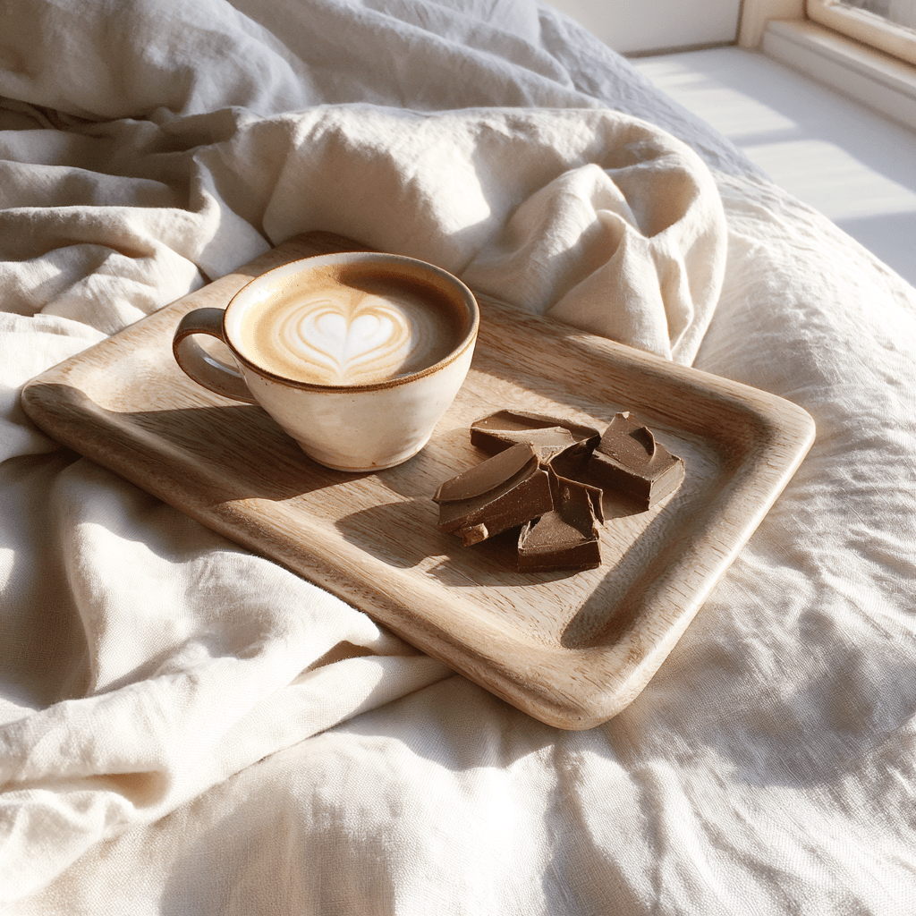 Warm memories. Morning coffee in bed Cross Stitch Pattern (PDF + XSD) - Cross Stitch Pattern - LOSKUTOK