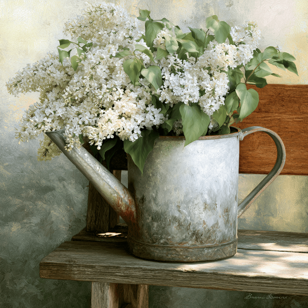 Warm memories. Vintage watering can Cross Stitch Pattern (PDF + XSD) - Cross Stitch Pattern - LOSKUTOK